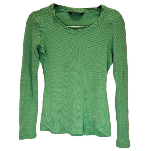 Arcteryx Green Women's Long Sleeve Thermal T-Shirt Size Small - Picture 1 of 6